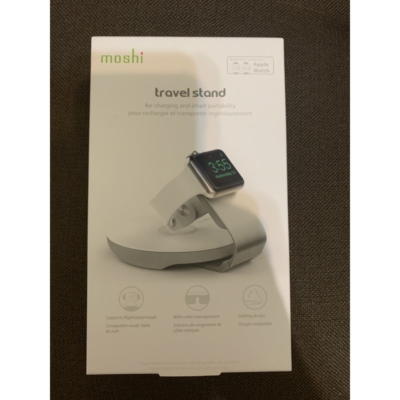 Moshi Travel Stand for Apple Watch 旅行充電座 全新（商品內不含充電線）