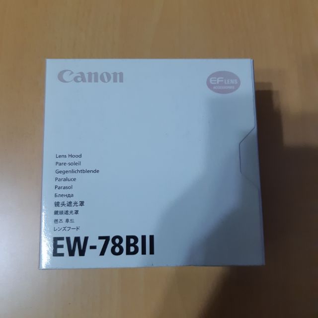 板橋區自取$300 全新品出清實拍 canon EW-78BII 原廠遮光罩 可用EF 28-135 28-200 MM