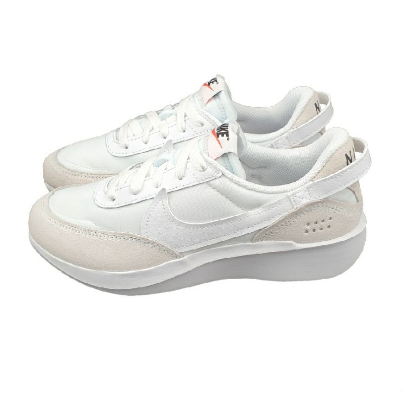 【米蘭鞋都】Nike Waffle Debut (女) 小Sacai 解構 休閒鞋 小白鞋 DH9523-100 米白