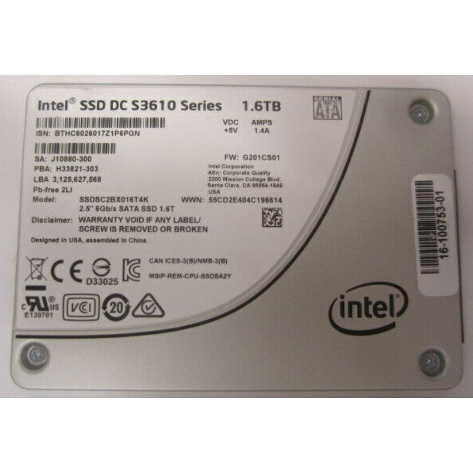 Intel dc s3610 обзор