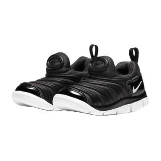 Nike 童鞋 Dynamo Free 小童鞋 幼童款 運動鞋 休閒鞋 慢跑鞋 毛毛蟲 襪套 黑色 343938-013