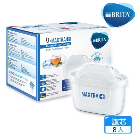 德國進口濾水壺專用 BRITA MAXTRA Plus 濾心 濾芯 新一代(一盒8入) Costco