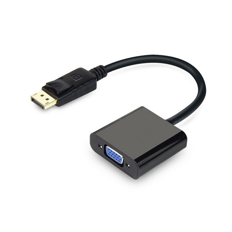 DisplayPort(公)轉 VGA(母)15cm轉接線DP to VGA 現貨 廠商直送