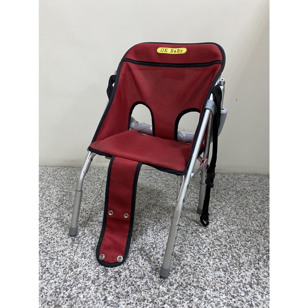 台灣製造 網眼透氣布機車椅 4段可調高低 外出機車椅