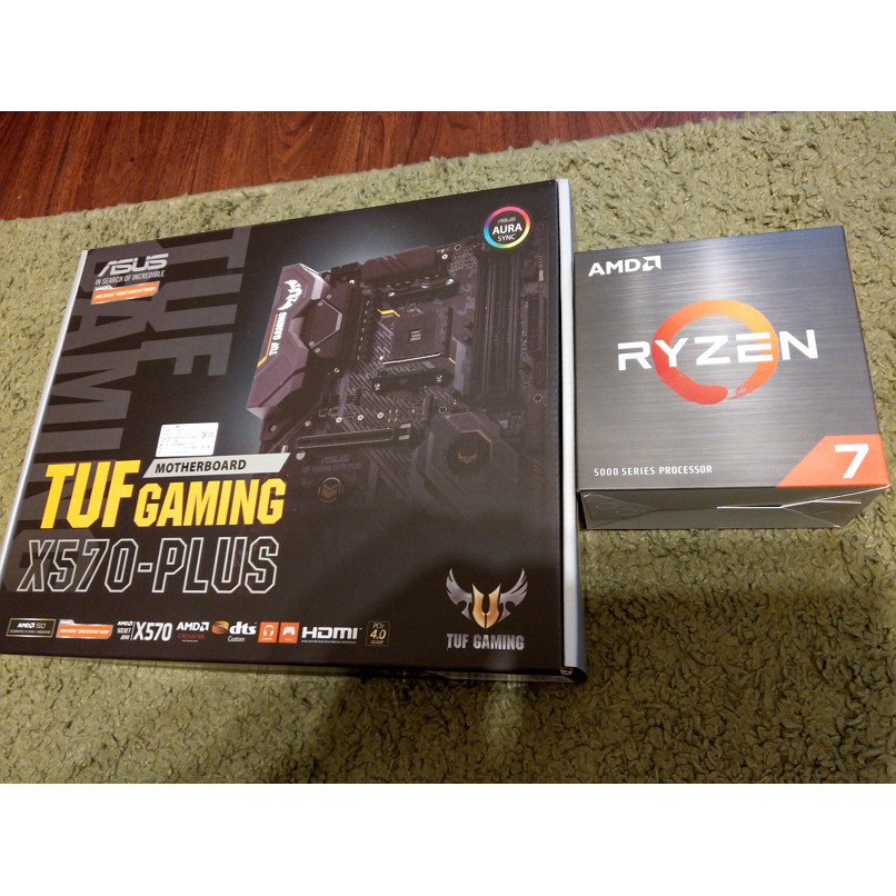 AMD R7 5800X+華碩 TUF GAMING X570-PLUS