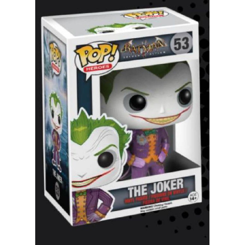 柴寶趣 FUNKO POP 53 小丑 蝙蝠俠 阿卡漢瘋人院 JOKER 正版