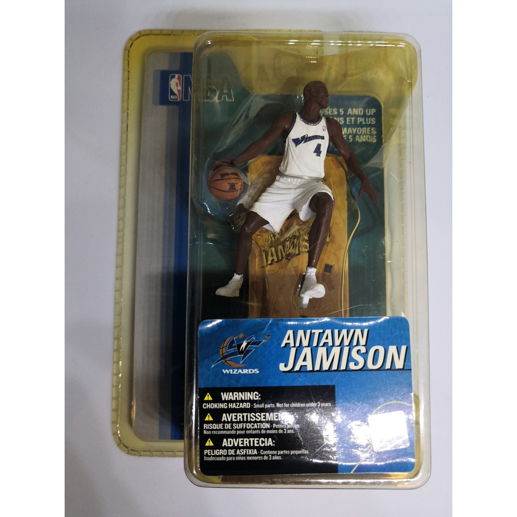 McFARLANE 麥法蘭 NBA 3吋公仔人偶 傳奇球星 巫師隊 ANTAWN JAMISON  收藏品釋出 現貨