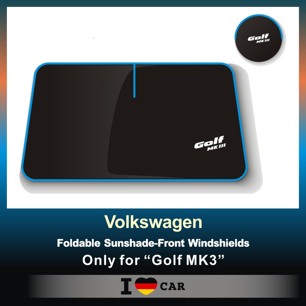 VW/福斯_Golf_MK3_可收納前檔遮陽板_(升級版)