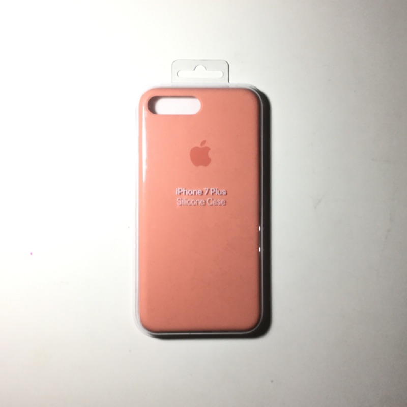 Apple 原廠 iPhone 7 Plus 矽膠保護殼 - 嫩粉色
