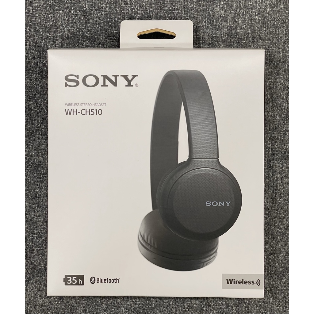 全新公司貨 黑色 Sony WH-CH510 無線藍牙耳罩式