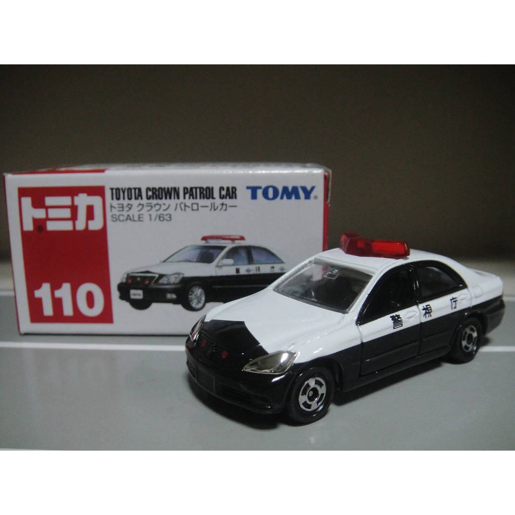 TOMICA 110 TOYOTA 豐田 CROWN PATROL CAR 皇冠警車 藍標