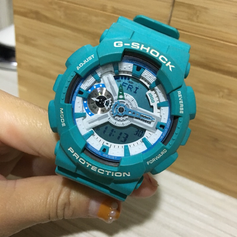 G-shock 湖水綠手錶