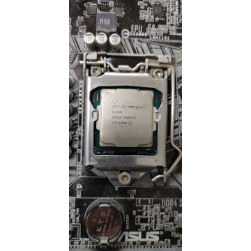 CPU G4560附送故障主機板、風扇