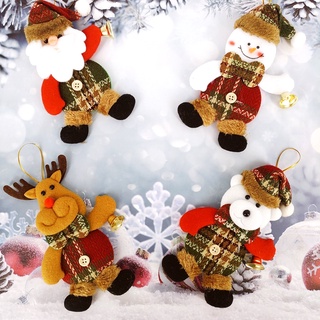 聖誕節吊飾 老公公吊飾 雪人吊飾 鹿吊飾 熊吊飾 聖誕館 【台中出貨.現貨】