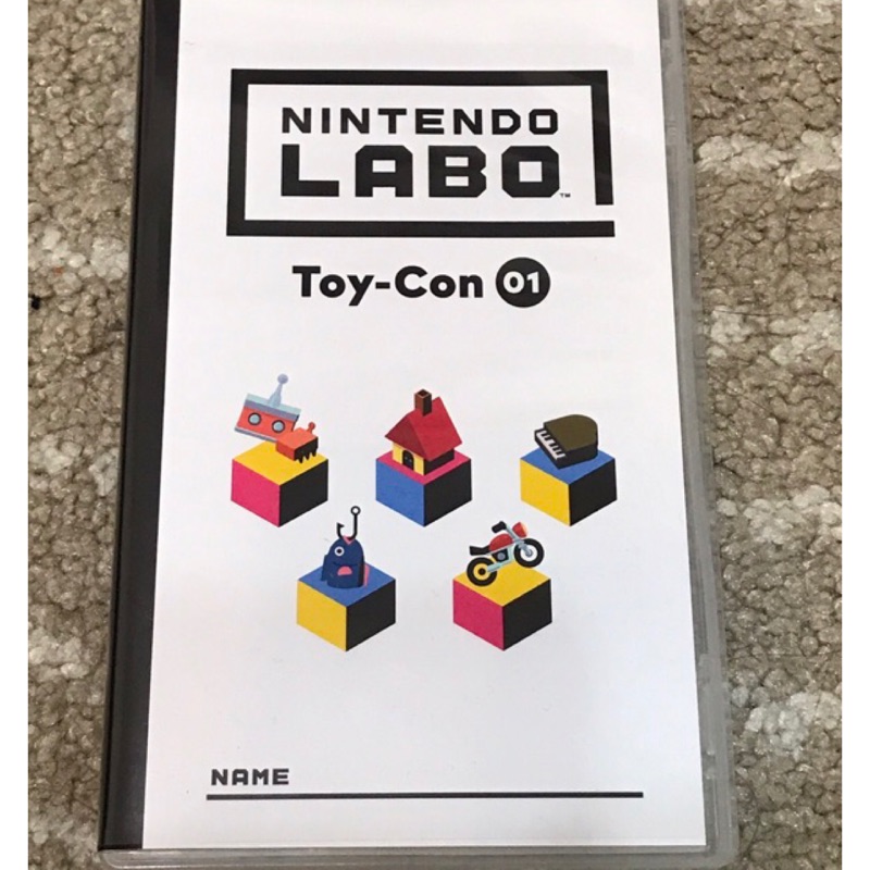 [二手] Switch NS Labo 釣魚/鋼琴/房子/摩托車 任天堂實驗室（含運費）