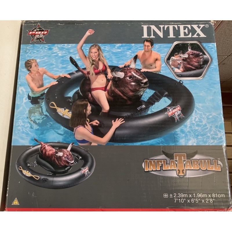 （二手）INTEX 56280PBR Inflatabull野牛造型水上充氣玩具