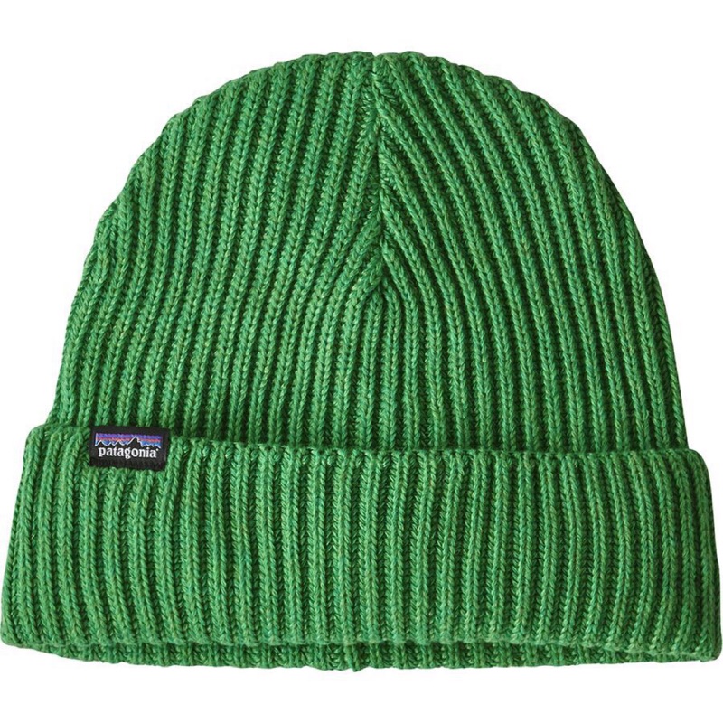 patagonia Fishermans Rolled Beanie 毛帽 針織帽 green 綠色