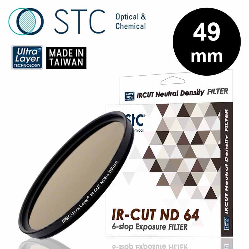 STC IR-CUT ND64 49mm 紅外線阻隔零色偏減光鏡 一年保固 台灣勝勢科技【鴻昌】