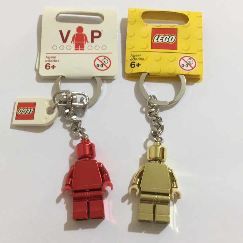 樂高Lego 小金人 情人節keychain 電鍍 鍍金