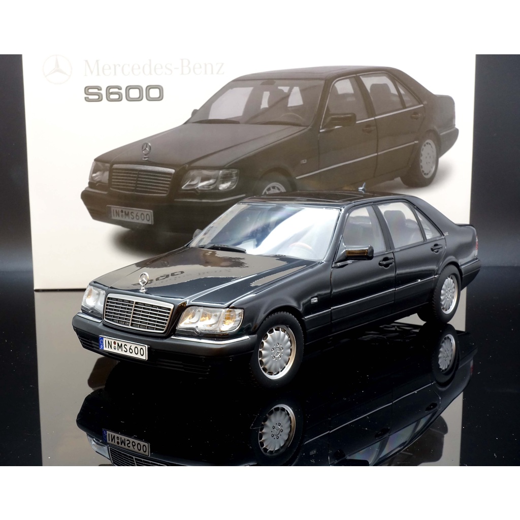 Mission Model 1/18 Mercedes-Benz S600 W140 黑 MASH