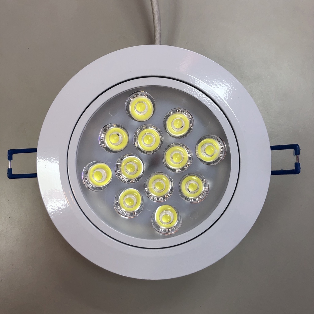 【連體透鏡崁燈】LED15W  12公分開孔崁燈 LED12燈  6000K白光  連體透鏡崁入式燈具LED筒