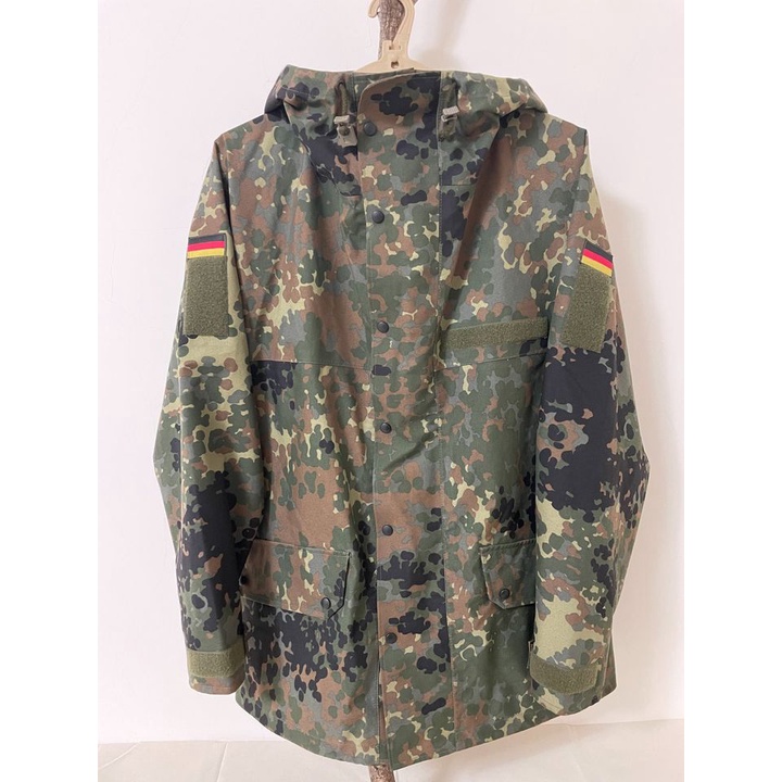 【德軍公發外套】Flecktarn 斑點迷彩  防水外套 Parka （Gore Tex Sympatex Parka）