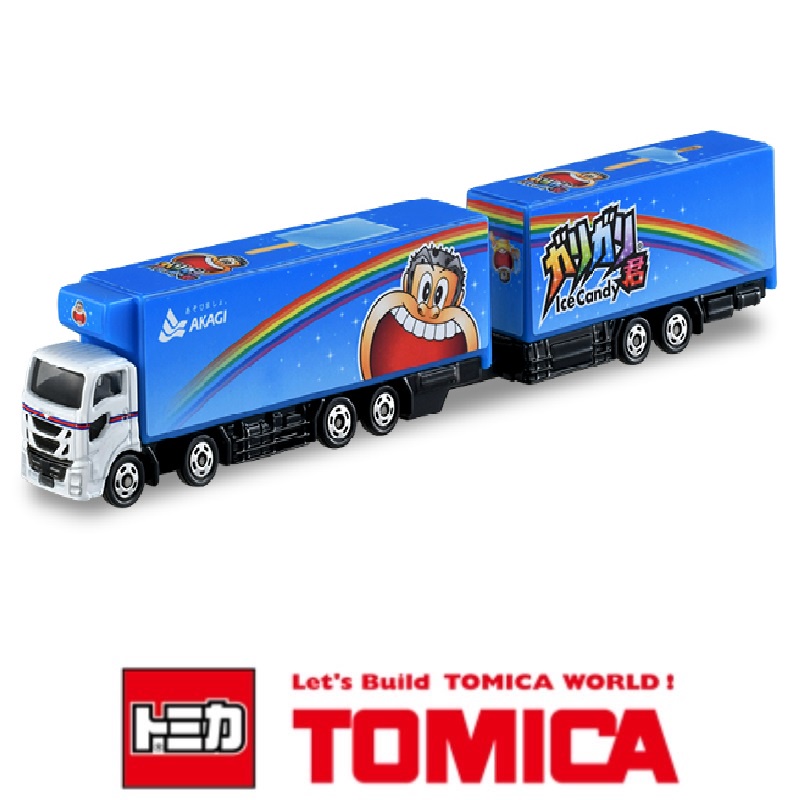 Tomica No. 123 多美 小汽車 嘎哩嘎哩君 長車 貨櫃車 2022年 新車貼