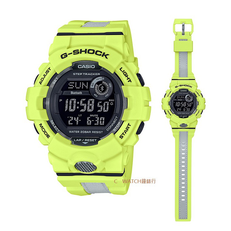 【公司貨附發票】CASIO 卡西歐 GBD-800LU-9 日系G-SHOCK 運動 耐撞手錶/計步