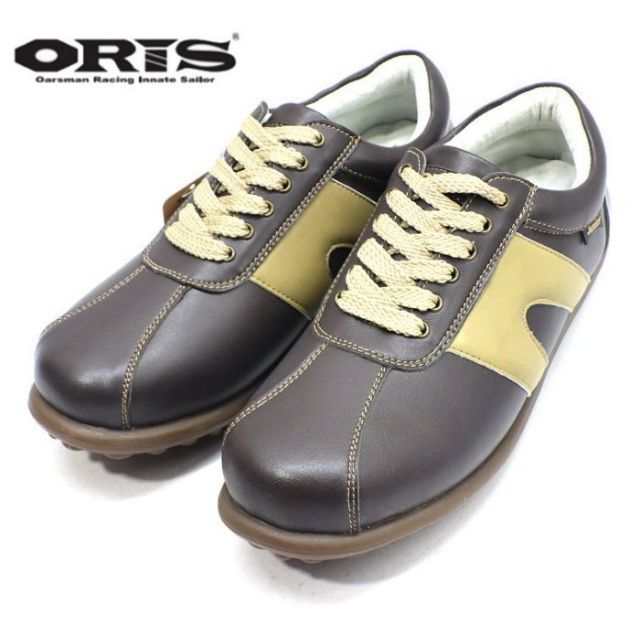 新品上架     ORIS 男款 真皮休閒鞋 (CA1505303 咖啡 )