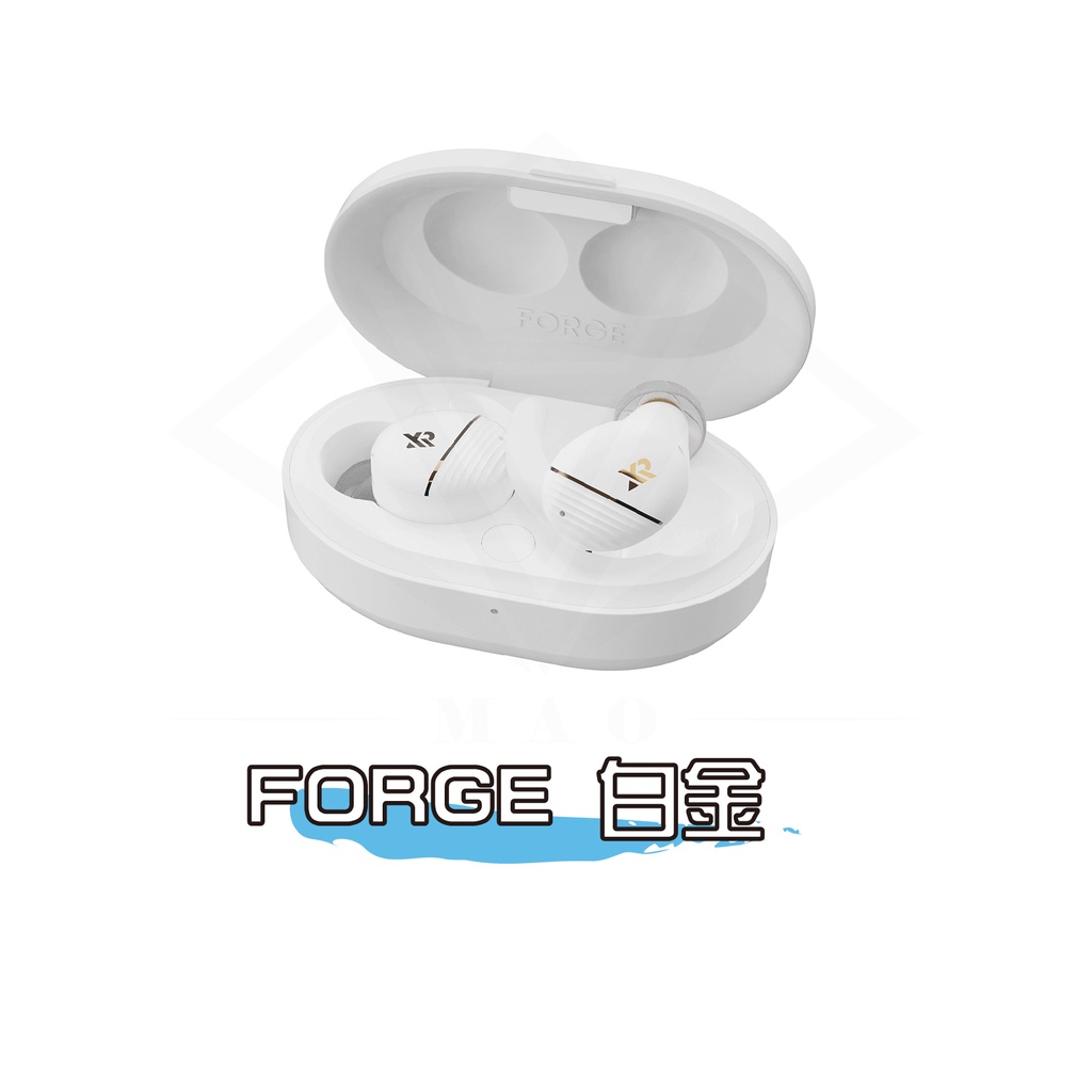 XROUND FORGE NC 智慧降噪真無線藍牙耳機 白金 真無線藍芽耳機藍牙耳機降噪耳機通透耳機