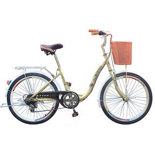 BIKEONE L8 26吋6速SHIMANO學生變速淑女車 低跨點設計時尚文藝女力通勤新寵兒 城市悠遊、通勤代步最首選
