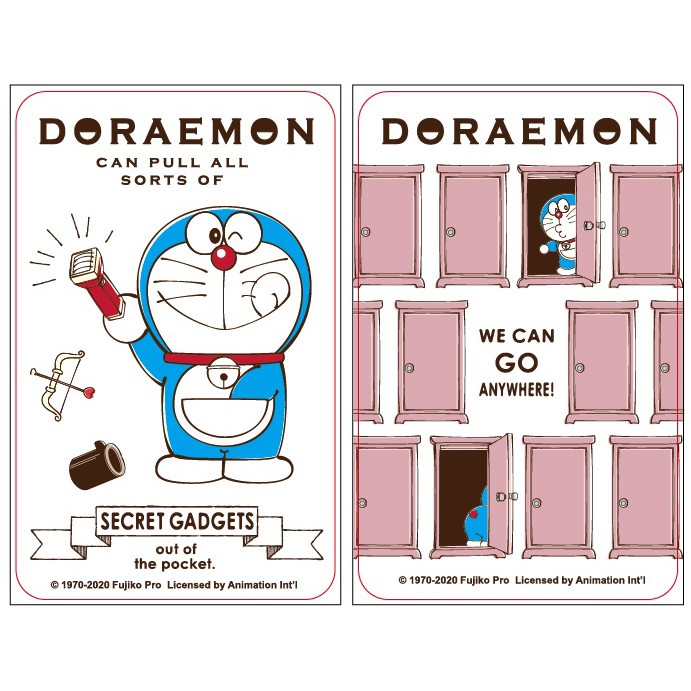 Doraemon哆啦A夢小叮噹手繪百寶袋&amp;手繪任意門悠遊卡(2張不分售)