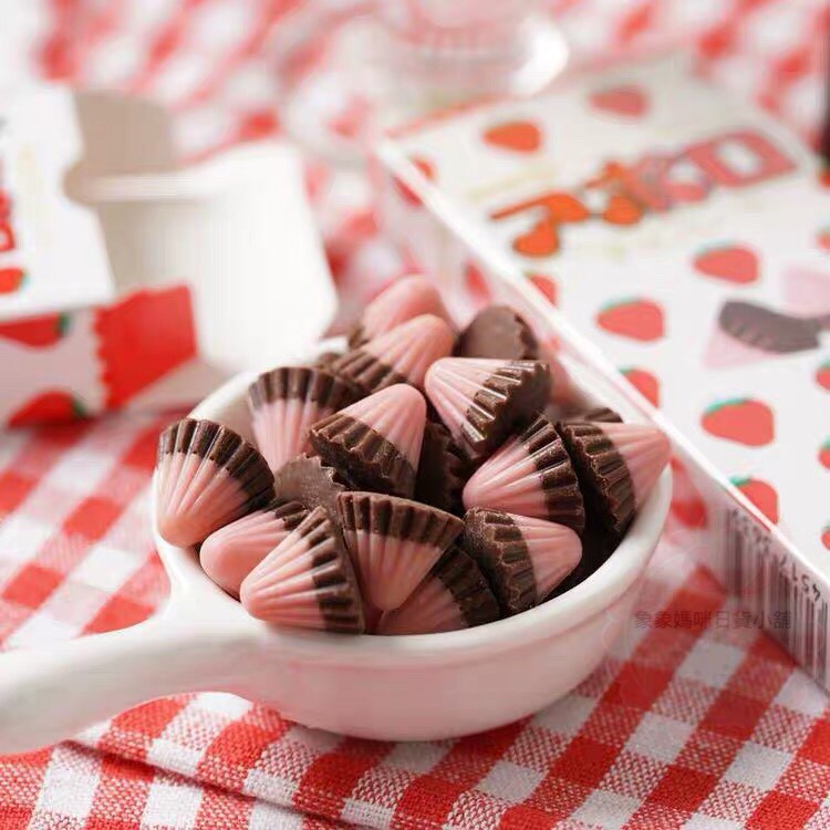 【象象媽咪】日本 meiji 明治 明治阿波羅草莓巧克力 草莓巧克力 明治巧克力