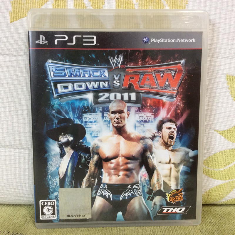 Ps3 日版wwe 激爆職業摔角11 英文版smackdown Vs Raw 蝦皮購物