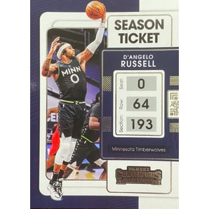 PANINI CONTENDERS D'ANGELO RUSSELL 球票卡