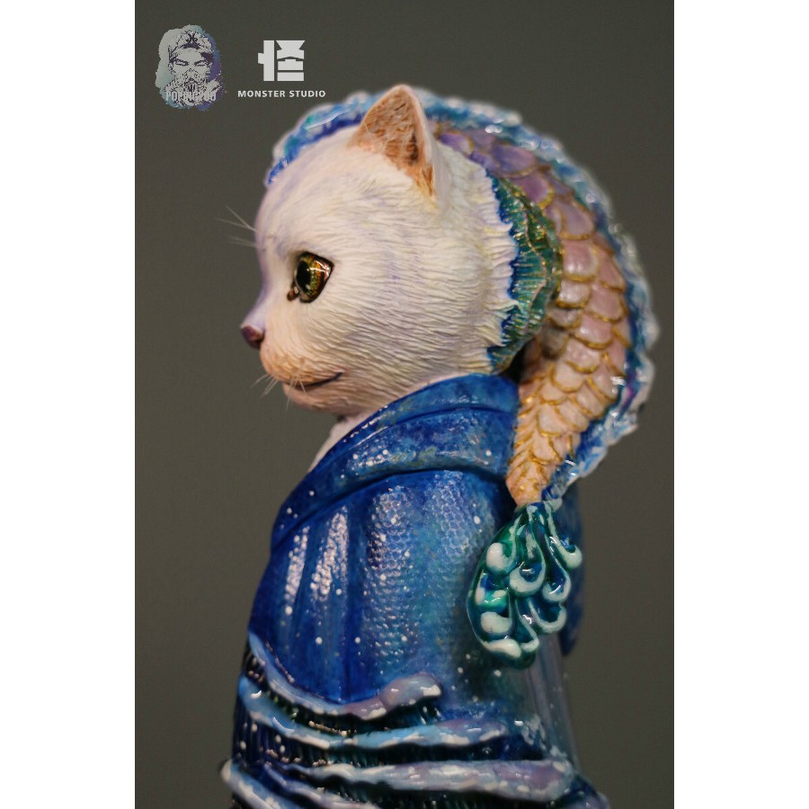 【撒旦玩具 SatanToys】預購 大怪工作室 貓魚 貓咪 星空版 藝術浮雕 雕像 neko Art Cat 收藏限量