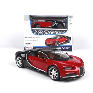 阿莎力2店 DIY 組裝 美馳圖 Maisto 1:24 布加迪 模型車 合金 1/24