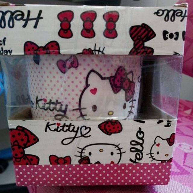 正版全新 Hello Kitty 馬克杯 粉紅色