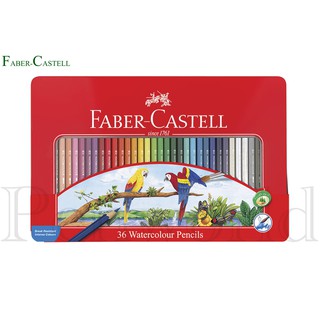 【Penworld】德國 Faber-Castell輝柏 36色水性色鉛筆 (鐵盒裝附水彩筆)115937