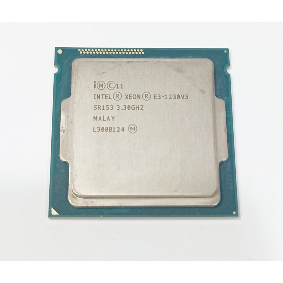 二手 Intel Xeon E3 1230v3 正式版 CPU 一顆 V3 腳位 1150
