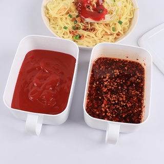 『日本製』K591-1 純白單耳長方型保鮮盒 650mL
