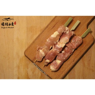 【禧福水產】居酒屋專用10隻烤肉串/烤雞腿/雞腿串◇$特價190元/400g±10%◇最低價夯肉烤肉直播餐廳團購中秋節