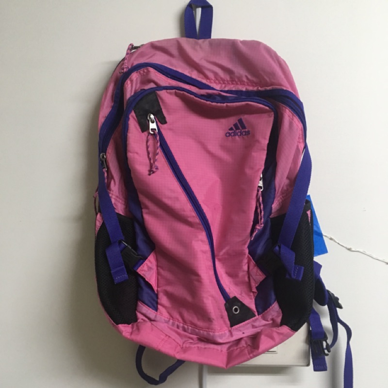 Adidas 粉色後背包