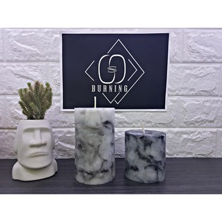 『G&S Burning』大理石系列-香氛蠟燭 經典白色大理石蠟燭