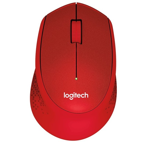 【鳥鵬電腦】logitech 羅技 M331 SILENT 舒適靜音滑鼠 紅 QUIET MARK 無線 右手