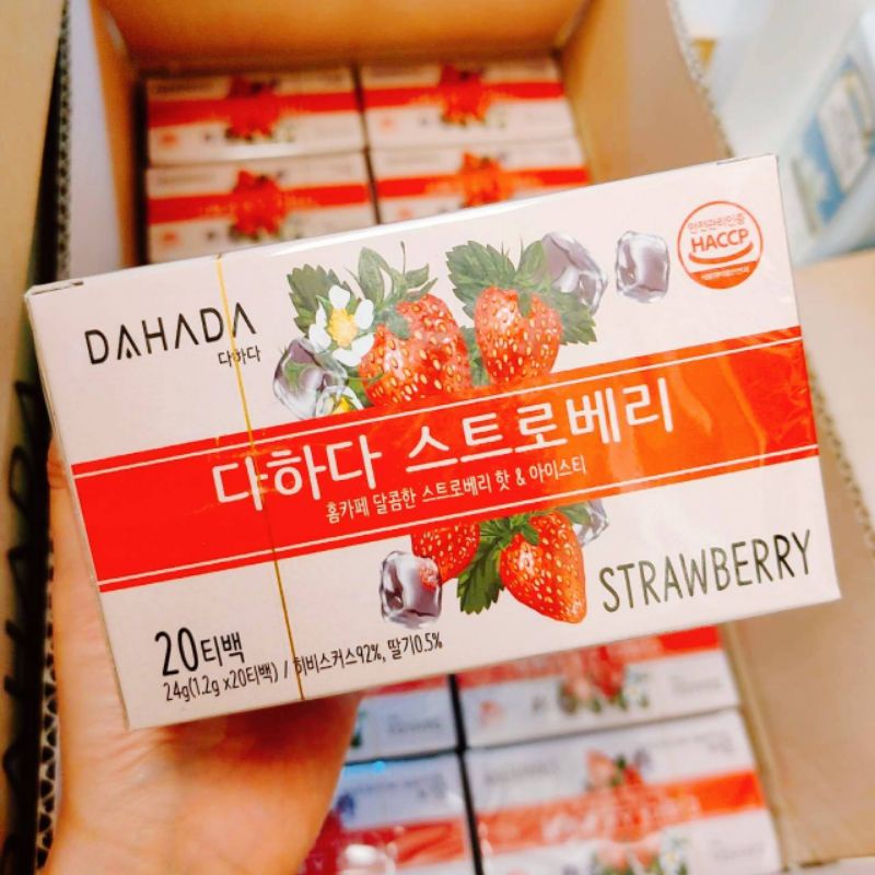 韓國DAHADA草莓茶 蜂蜜柚子茶 20包入
