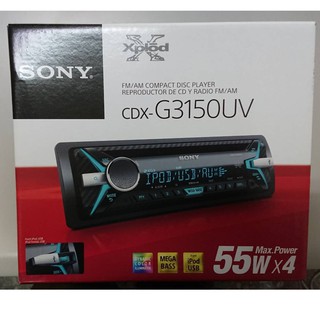 SONY CDX-G3150UV 汽車音響主機 支援 超低音/CD/USB/AUX IN/安卓/蘋果