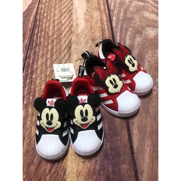 Adidas Disney X Superstar 360 經典鞋 米奇 米妮 Q46305 Q46306