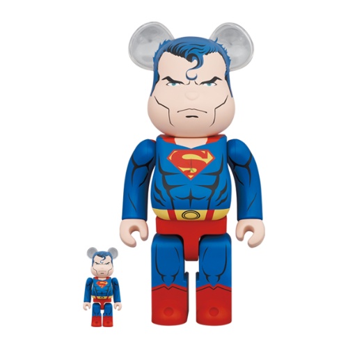 BE@RBRICK SUPERMAN (BATMAN: HUSH Ver.) 超人 100％ &amp; 400％ itn