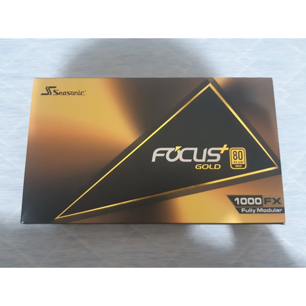 海韻FOCUS Plus SSR-1000FX 1000W 80+金牌全模組電源供應器 10年保